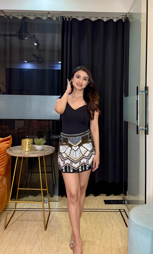 Starlight Skirt Black